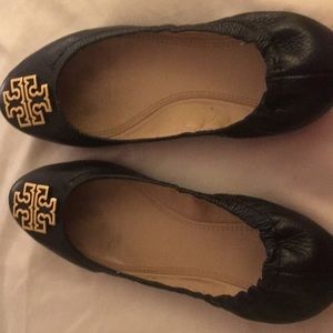 Tory Burch black ballet flats Size 8